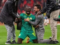 La scenata di Sadio Mané dopo l’annullamento del campionato di Coppa d’Africa del Senegal