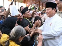 Momento caldo Prabowo e Didit salutano migliaia di residenti durante l’Halal Bihalal al Palazzo