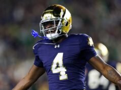 Jeremiyah Love alza le sopracciglia con l’ultima visita della NFL