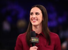 Caitlin Clark fa girare la testa con un comportamento sorprendente durante la partita Pacers-Lakers