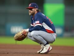 Bryce Harper, il team USA deve ancora affrontare pesanti critiche nonostante la vittoria sul Canada