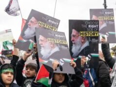 Centinaia di persone si sono radunate a Londra per sostenere il regime iraniano durante una protesta vietata