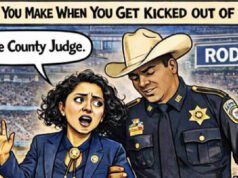 Democratico del Texas espulso dal Rodeo di Houston per aver ignorato le regole, pubblica una denuncia lamentosa online