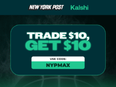 Codice promozionale Kalshi NYPMAX: scambia $ 10, ricevi $ 10 per Texas vs Gonzaga