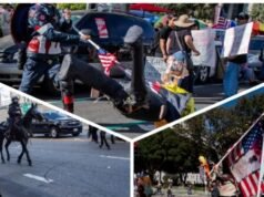 I manifestanti di Los Angeles “No Kings” diventano violenti e assaltano l’edificio federale dopo il raduno