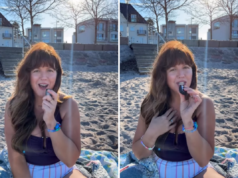 La mamma si rende conto che un altro genitore la chiama grassa: la sua risposta rapida è elogiata