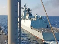 L’alleato degli Stati Uniti rivela di aver quasi mancato una nave da guerra cinese in acque contese