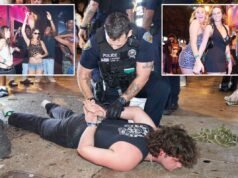 Le vacanze di primavera in Florida vengono trascinate a terra e ammanettate, mentre le autorità reprimono le feste dei minorenni