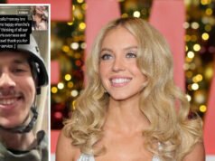 Sydney Sweeney ringrazia le truppe mentre invia i migliori auguri al fratello dell’aeronautica