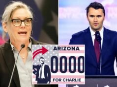Il governatore dell’Arizona Katie Hobbs pone il veto sulla targa commemorativa di Charlie Kirk, scatenando l’indignazione del GOP: “Questo disegno di legge non è all’altezza”