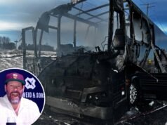 Il comico Bert Kreischer ringrazia Dio dopo il devastante incendio del tour bus che avrebbe potuto ucciderlo