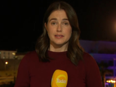 Missili sparano dietro il giornalista di Today pronto ad andare in onda