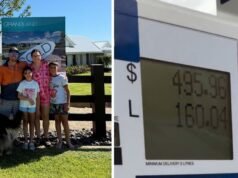 Famiglia in viaggio lasciata di sorpresa da un serbatoio di carburante da $ 500