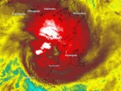 Narelle potrebbe intensificarsi nuovamente fino a diventare una tempesta di categoria cinque mentre si abbatte su un altro stato