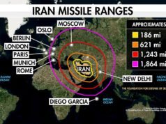 Trump ha dato ragione sulla capacità missilistica a lungo raggio dell’Iran mentre il regime prende di mira la base statunitense-britannica, dicono gli esperti