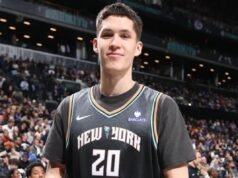 Egor Demin dei Nets, desideroso di iniziare il lavoro di recupero fuori stagione dopo che il suo anno da rookie ha avuto un infortunio