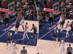 Mohamed Diawara dei Knicks posterizza Nic Batum – con il quale è cresciuto guardando – con una schiacciata feroce