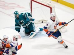 Bo Horvat supera gli Islanders sugli Sharks nell’OT per una vittoria cruciale nella serrata corsa ai playoff