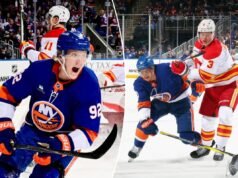 La decisione di Simon Holmstrom-Brayden Schenn degli Islanders ripaga immediatamente durante la vittoria