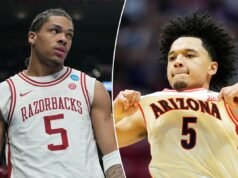 Pronostico Arizona vs Arkansas: scelta di March Madness 2026, quote, scommessa migliore per Sweet 16 Thursday