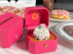 Dunkin’ celebra il National Proposal Day con le scatole per anelli “I Dough” e i Munchkins della torta nuziale