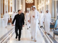 Zelenskyj ucraino firma accordi di difesa aerea con Emirati Arabi Uniti e Qatar durante il tour del Golfo