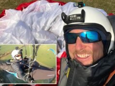 Paracadutista “di grande esperienza” con più di 10.000 salti muore durante un lancio con la tuta alare in un aeroporto del Regno Unito