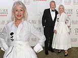 Dame Helen Mirren, 80 anni, è l’epitome dell’eleganza in un coordinato floreale bianco mentre si riunisce con l’icona della recitazione Sir Ian McKellen, 86 anni, agli Olivier Awards