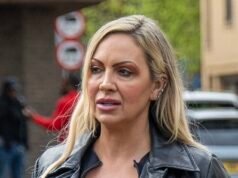 L’ex modella glamour Jodie Marsh, 47 anni, si dichiara non colpevole di aggressione dopo aver “messo le mani sul collo del vicino” durante una lite sul rifugio degli animali