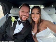 L’ex calciatore di Danielle Lloyd, Jamie O’Hara, rivela di aver sposato la sua compagna Keziah Grubb mentre condivide clip del ricevimento sfrenato trasformato in rave con un’esibizione di So Solid Crew