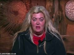 Gemma Collins affronta la discussione sul “bullismo” di Adam Thomas dicendo che non aveva paura di “proteggere” l’attore da David Haye in I’m A Celeb