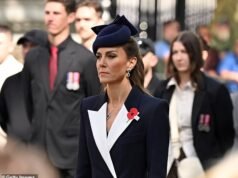 La principessa del Galles rende omaggio agli eroi caduti al memoriale dell’Anzac Day presso il Cenotafio