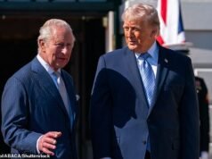 La reazione gioiosa di Donald Trump dopo che il Daily Mail ha scoperto che è cugino di re Carlo… mentre rivela il sogno segreto di Buckingham Palace