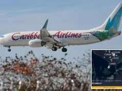 Passeggera della Caribbean Airlines partorisce a bordo di un volo diretto a New York, poiché i funzionari dell’aeroporto suggeriscono un nome astuto per il neonato