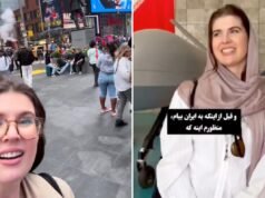 La vile infermiera di New York che ha fatto una folle invettiva antisemita a Times Square si è recata in Iran per un viaggio di propaganda