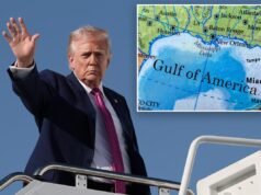Trump scherza sul fatto di dare il suo nome al “Golfo d’America”.