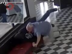 Momento drammatico Il preside dell’Oklahoma Kirk Moore affronta l’assassino della scuola ossessionato dalla Columbine mentre viene colpito