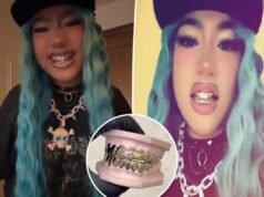 North West aggiunge alla sua crescente collezione di griglie un nuovo stile in oro 14 carati