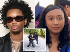 Il filmato mostra D4vd arrestato circondato da poliziotti armati