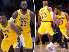 LeBron James dei Lakers definisce giocare con Bronny nei playoff “la cosa più folle”