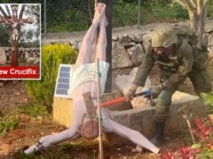 Soldati israeliani sorpresi a distruggere la statua di Gesù condannati a 30 giorni di prigione