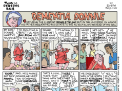 Dementia Donnie di Tom the Dancing Bug, la sua sala da ballo e la guerra