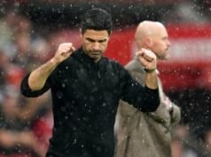 Mikel Arteta dopo la sconfitta dell’Arsenal contro il Bournemouth: siamo lontani dal livello che dovremmo essere!