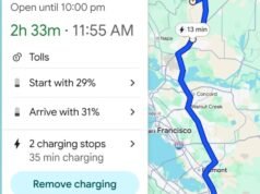 Google Maps coccola sempre più gli utenti delle auto elettriche