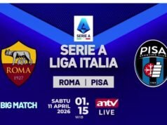 Guardalo gratuitamente su ANTV! Duello feroce in Serie A Roma-Pisa, chi vincerà?
