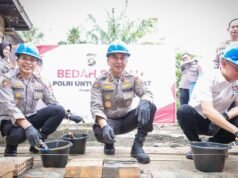 Sezionate 37 case nel sud di Sumatra, capo della polizia regionale: costruisci la speranza per una vita migliore