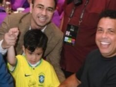 Il momento in cui Rayyanza, il figlio di Raffi Ahmad, riceve un autografo da Ronaldo