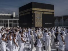 L’intera Congregazione Hajj della Repubblica di Indonesia si trova nella Markaziyah di Medina