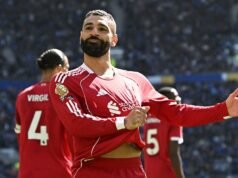 Salah segna nel derby del Merseyside mentre il Liverpool vince per aumentare le speranze europee