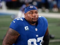 Dexter Lawrence invia un messaggio su Jaxson Dart dei Giants dopo il commercio dei Bengals